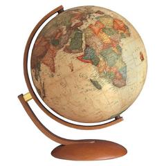 Mappamondo Luminoso Stile Antico Optimus Nova Rico