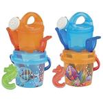 Crazy Fish. Set Mare Baby Trasparente Colorato Con Paillettes