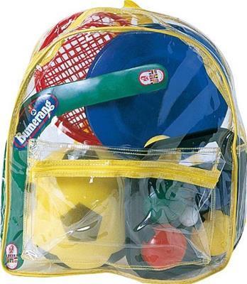 Zaino sport con giochi da spiaggia