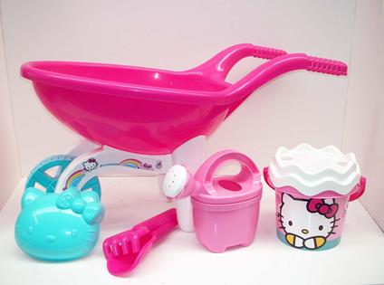 Androni: Estivo - Carriola Mare Hello Kitty Arcobaleno  (Made In Italy)