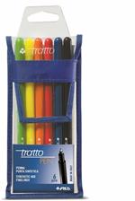 Pennarello Tratto Pen. Confezione 6 colori assortiti