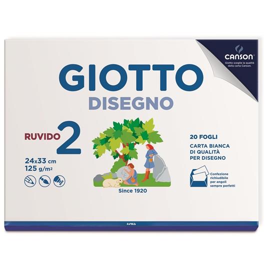 Giotto Album Disegno 2, A4, Carta Ruvida, 583000 - Giotto - Decoupage -  Giocattoli