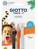 Matite cosmetiche tigre Giotto Make Up Tiger. Confezione 3 colori