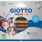 Matite cosmetiche Giotto Make Up colori classici. Confezione 6 colori