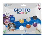 Ombretti cosmetici Giotto Make Up colori metallici. Confezione 6 colori