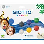 Ombretti cosmetici Giotto Make Up colori classici. Confezione 6 colori