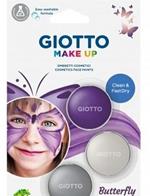 Ombretti cosmetici farfalla Giotto Make Up Dino. Confezione 3 colori