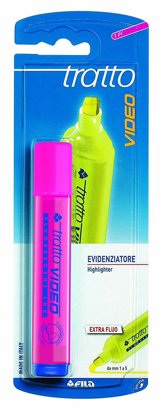 Tratto Evidenziatore Rosa - 2