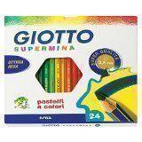 Pastelli Giotto Supermina. Scatola 12 matite colorate assortite - 38