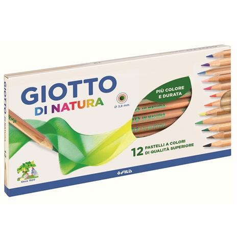 Pastelli Giotto di Natura. Scatola 12 matite colorate assortite - 4