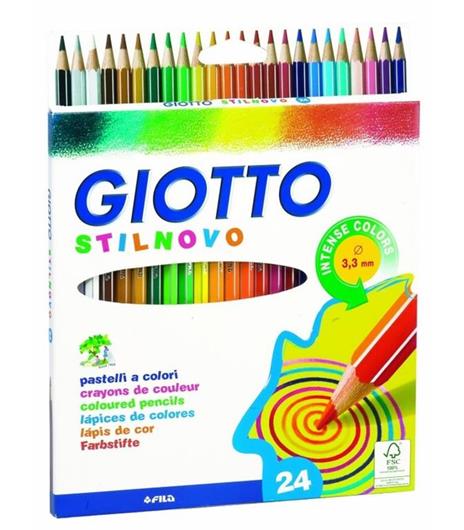 Pastelli Giotto Stilnovo. Scatola 24 matite colorate - 2