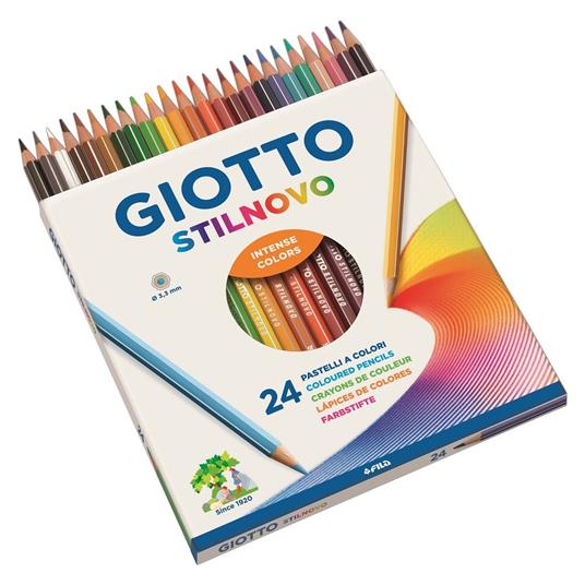 Pastelli Giotto Stilnovo. Scatola 24 matite colorate - 3