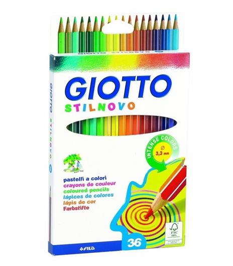 Pastelli Giotto Stilnovo. Scatola 36 matite colorate - 2