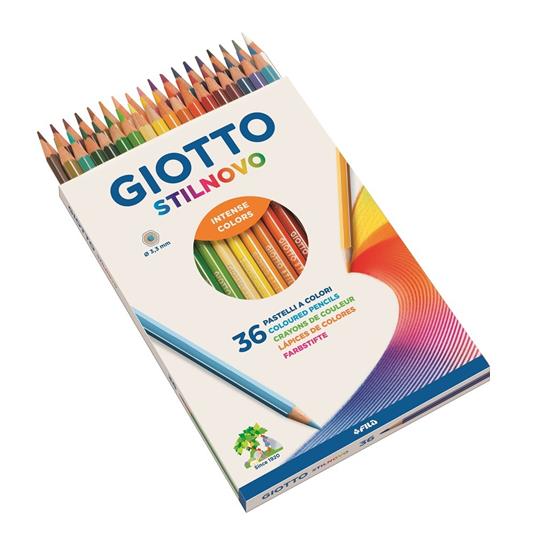 Pastelli Giotto Stilnovo. Scatola 36 matite colorate - 3