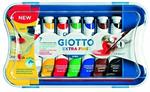 Tempera Giotto Extra in tubetto 12 ml. Scatola 7 colori assortiti