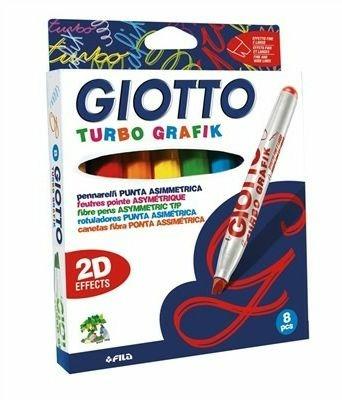 Giotto Turbo Grafik astuccio 8 pezzi in espositore 10 pezzi