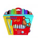 Pennarelli Superpennarelli Giotto be-bè. Astuccio 12 colori assortiti