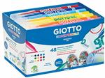 Pennarelli Giotto Decor Textile Schoolpack Pz.48 Da 4x12 Colori