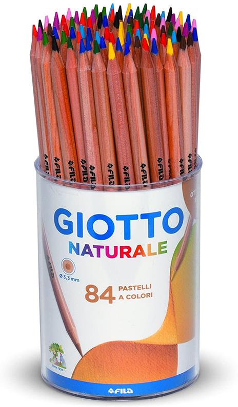 Pastelli Giotto Naturale. Barattolo 84 matite colorate - 3