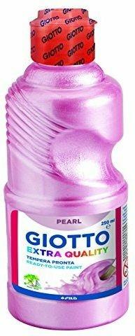 Tempera pronta Giotto qualità extra Pearl. Flacone 250 ml. Magenta