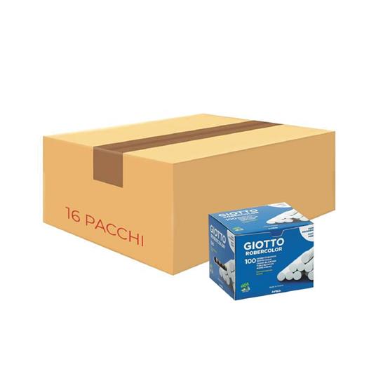 Gessi Giotto Robercolor Bianchi - Cartone 16 Pacchi Da 100 Pz.