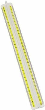 Righello triplo decimetro 30 cm Lyra Noflash