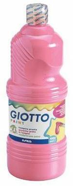 Tempera pronta Giotto qualità extra. Flacone 1000 ml. Rosa