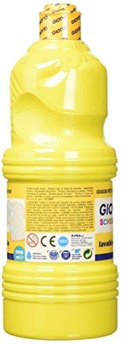 Tempera pronta Giotto School Paint. Flacone 1000 ml. Giallo primario - 2
