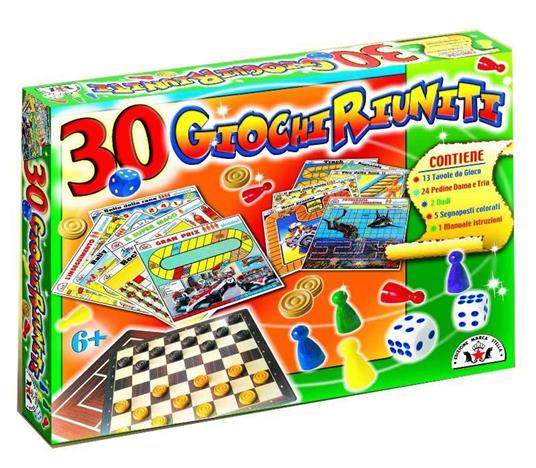 Gioco da tavolo 30 giochi riuniti