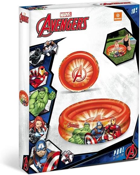 Mondo Toys - AVENGERS| 2 Rings Pool - Piscina gonfiabile per bambini 2 anelli - diametro 100 cm - +10 mesi - 16913 - 3