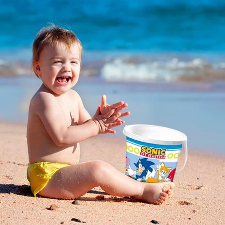 Secchiello da spiaggia vuoto Sonic cm 17 (28706) - 3