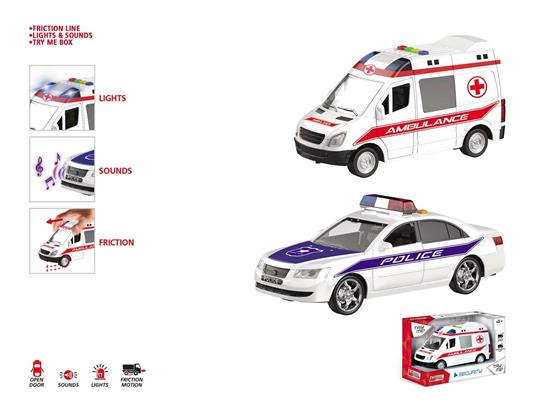 Friction Vechiles 25 Cms