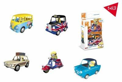 Minions. Confezione con due veicoli 1:43 - 3