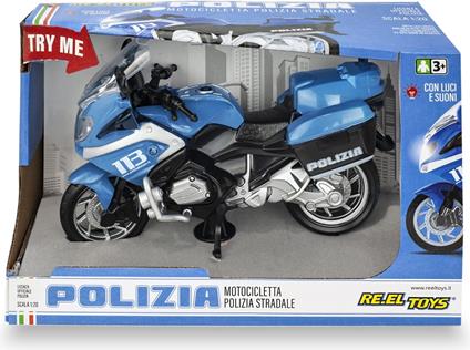 Polizia Moto Con Luci E Suoni