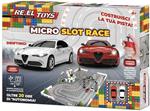 Reel Toys Micro Slot Race Pista Componibile Con 2 Auto In Scala 1 87 Lon Luci E Funzione Turbo Licenza Ufficiale