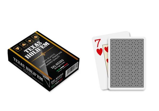 Carte Texas Hold'Em Casino Quality - Mazzo Nero