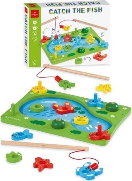 Gioco Della Pesca In Legno Pesci Con Magneti Gioco Di Società  054104
