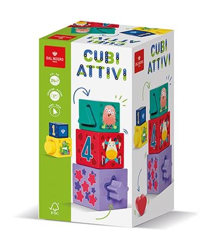 Cubi Attivi In Legno  054116