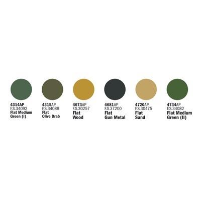 WwII Military Allied Army (6 Boccette Incluse) (440AP) - 3
