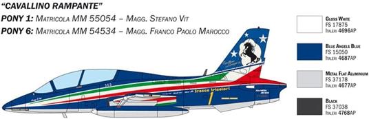 1/72 AERMACCHI MB339 60TH P.A.N. ANNIVERSARY 3 KIT - 5