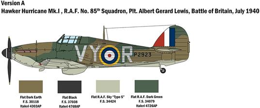 Hurricane Mk.I Battle Of Britain 80th Ann. Scala 1/48 (IT2802) - 4