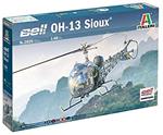 Italeri 2820 OH-13 Scout Korean War, scala 1:48, plastic model kit, modello in plastica da montare, modellismo, elicottero, Grigio