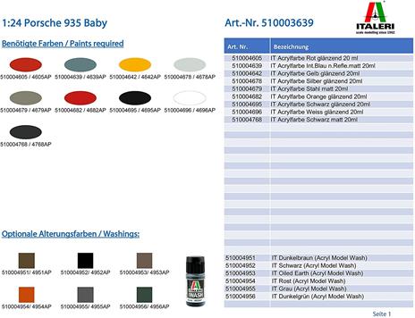 Porsche 935 Baby Scala 1/24 (IT3639) - 2