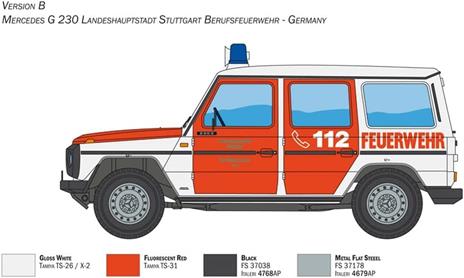 1/24 MERCEDES G230 FEUERWHER - 5