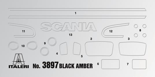 Camion Scania R Black Amber (3897S) - 3