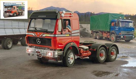Mercedes 2238 6X4 Camion Truck Plastic Kit 1:24 Model It3943