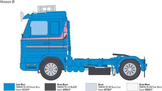 Scania R143 M 500 Streamline 4x2 Nuove Parti - Super Decal Per 2 Versioni - 4