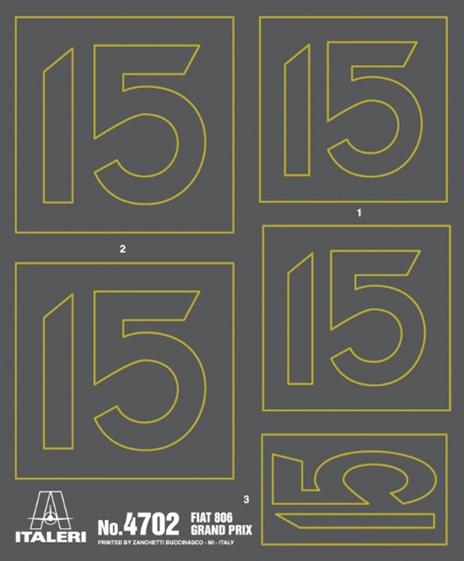 Automobile FIAT 806 Grand Prix (4702S) - 4