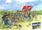 Confederate Infantry Figure Plastic Kit 1:72 Model IT6178