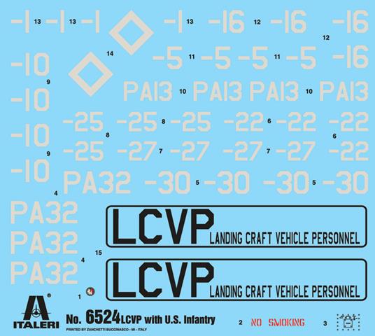 Mezzo militare Lcvp With Us Infantry (6524S) - 3